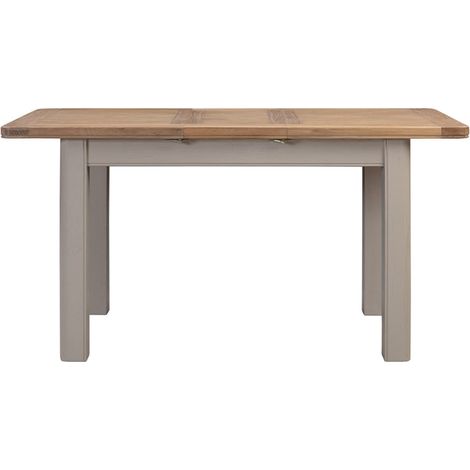 Bologna Painted Extending Table (Extends To 153cm) - L80 x W120 x H78 cm - Oak