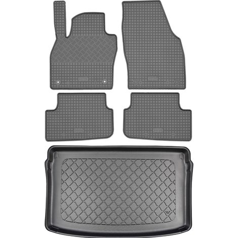 Audi A1 GB Sportback (5 puertas) desde 07.2018 SET - Alfombrillas de goma para coche + alfombrilla para maletero