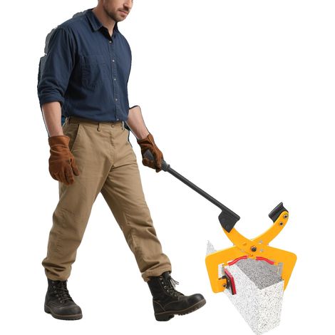 Pince de levage, Capacité de charge 280 kg, Plage d'ouverture 8-30 cm, Dimensions du produit 41 x 10 x 21 cm, Poids brut 11,15 kg, Poids net 10,59 kg (1/5)
