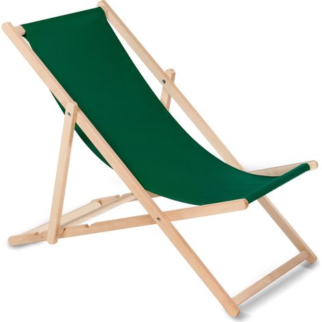Greenblue Klappliege dunkelgrün aus Buchenholz