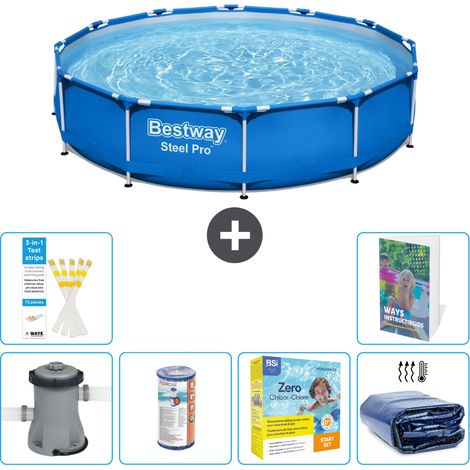 Bestway Steel Pro Rund - 305x76 cm - 7-teilig S224