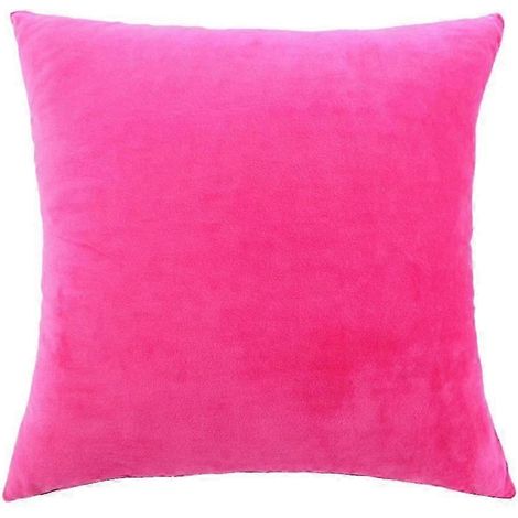 Housse de coussin géométrique blanche de 50 cm pour décoration intérieure-Rose Red 50 x 50cm