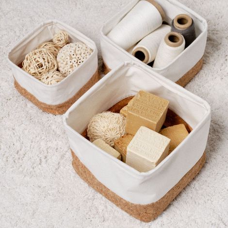 Today Simplicity paniers de rangement naturel 23x23 cm (1/3)