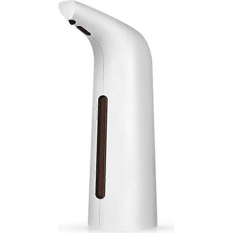 Distributeur de savon liquide automatique 400 ml, accessoires de salle de bain, distributeur de savon intelligent pour cuisine, compatible avec les appareils à induction, blanc (1/5)