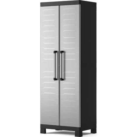 Armadio Alto Detroit cm.65x45 h.182 colore Grigio e Nero (1/3)