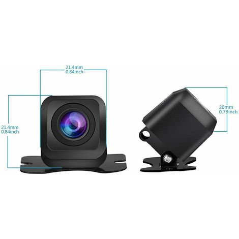 Caméra de recul HD 170° grand angle pour voiture, vision nocturne, caméra de stationnement avec aide au stationnement, étanche pour véhicule (1/5)