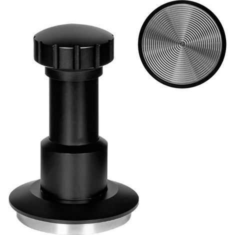 Prensador de café de 58 mm, prensador elástico de presión constante, martillo prensador de acero inoxidable, herramienta para espresso. (1/5)