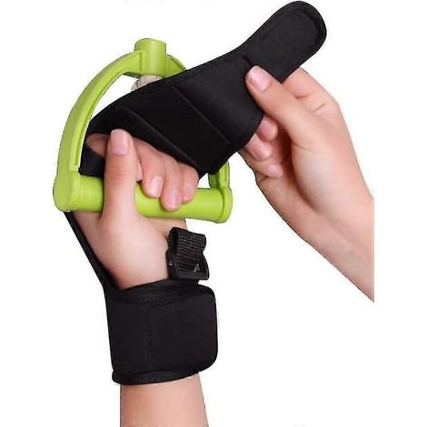 Gants de rééducation anti-spastique à doigts ajustables, gants d'entraînement auxiliaires (1/5)