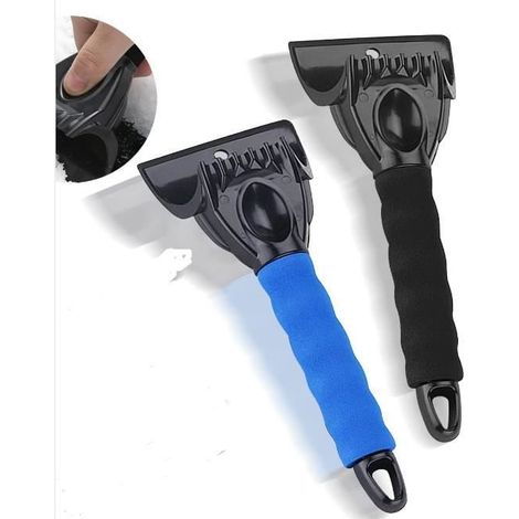 2 grattoirs à Glace pour Pare-Brise de Voiture,grattoir pour Glace et Les Insectes des Pare-Brise de véhicule.