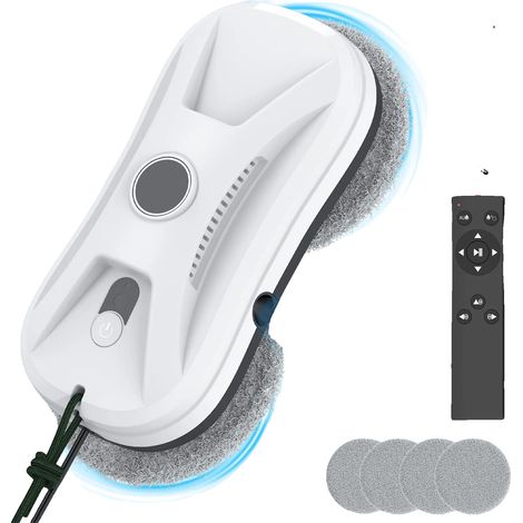 Robot Nettoyeur de Fenêtres, Spray Ultrasonique, Aspiration Puissante, 2700Pa, UE-b, Oui-b (1/2)