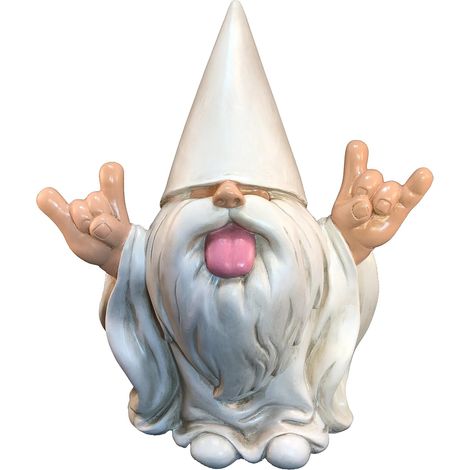 Gnome - Figurine De Jardin En Résine - 25,4 cm De Hauteur - Pour Jardin Féerique Et Miniature - 1 Pièce (1/5)