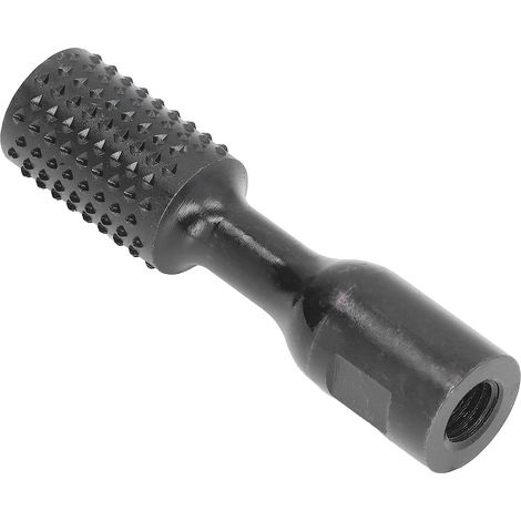 Rotierender zylindrischer Schleifkopf aus hochkohlenstoffhaltigem Stahl, grobe Verzahnung für 115/125-mm-Winkelschleifer, 25 mm (0,98 Zoll) Durchmesser (1/5)