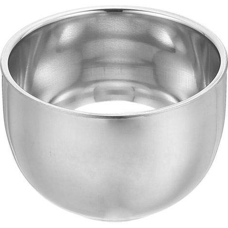 En Acier inoxydable de Rasage Savon de Bol pour les Hommes