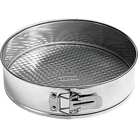 Guardini, Tortiera apribile 1 fondo Ø 30 cm, Banda stagnata per torte, Argento, Made in Italy, Linea Selenia (1/2)