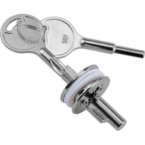 Verrou de porte et de fenêtre pour armoire vitrée avec clé, pour protéger les documents importants et glisser-déposer, argent-AquaForge