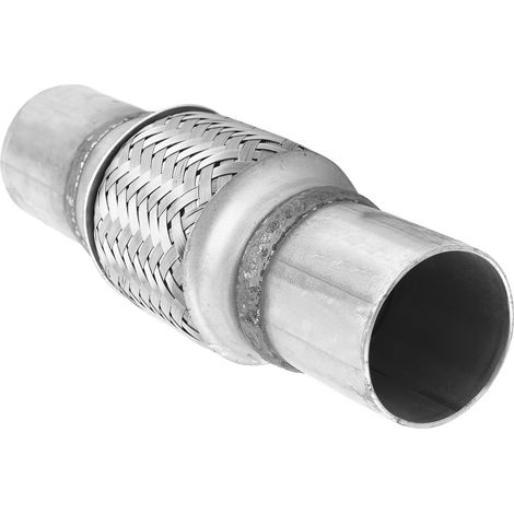 1,75 x 8 Zoll Auspuff-Flexrohr aus Edelstahl, gewelltes flexibles Verbindungsrohr, Universalteile (1/5)