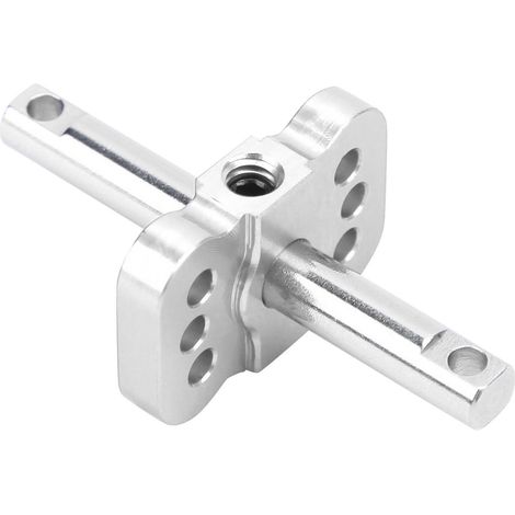 Differential Spool Hub En Métal Pour Transmission Voiture RC Traxxas Slash 2WD Pièce De Rechange Argentée (1/5)