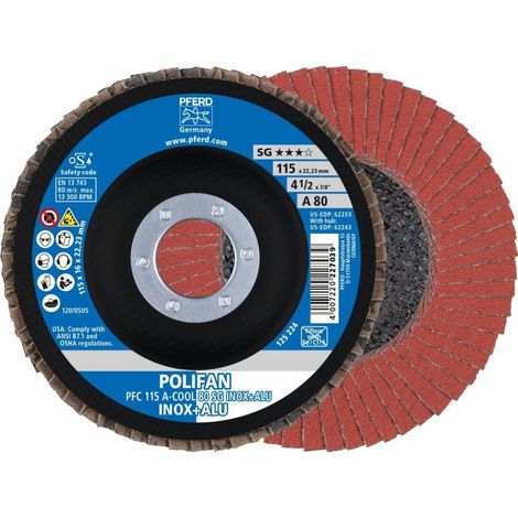 PFERD abanico lija f6030a-80 caballito , Abanico Lija F6030A-80 44509086 de la marca Pferd.