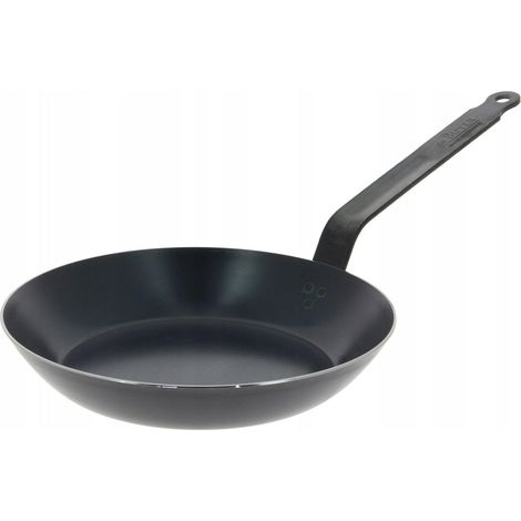 de-buyer Sartén acero carbono azul 24 cm cocción duradera (1/3)