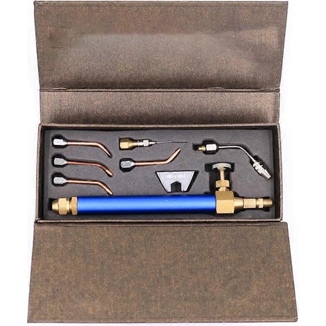 Sauerstoff-Gasschweißbrenner-Set zum Selbermachen von Schmuck, Löten, Schmelzen, Herstellen, Reparieren und Bearbeiten