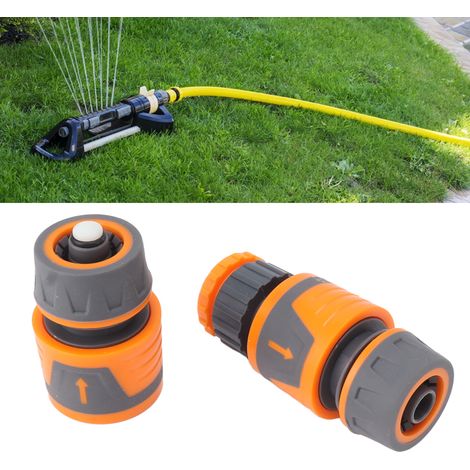 Robinet de Jardin pour Tuyau d'Arrosage - Connexion Rapide - Valve à Fermeture Rapide - Matériau Plastique - Dimensions Standard (1/5)