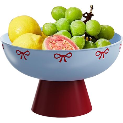 Plateaux Snack Plateau à Fruits avec Égouttoir Intégré  Panier Égouttoir Décoratif Multifonction pour Maison Salon Cuisine Table à Manger Pique-nique Extérieur Style (1/5)