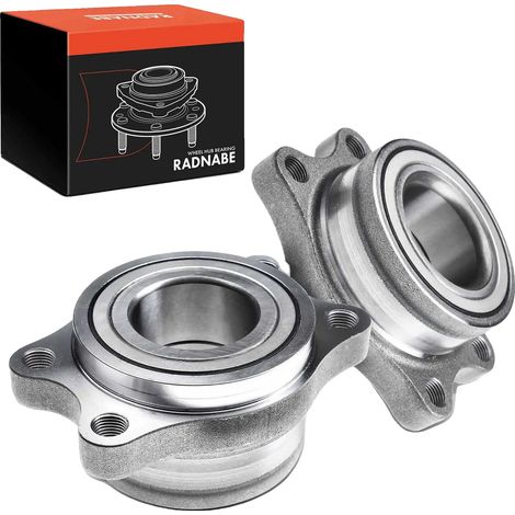 Kit de cojinetes de cubo de rueda, diámetro interior 43 mm, diámetro exterior 84 mm, patrón de 4 pernos, compatible con Nissan, número de pieza OEM 43210-35F01 (1/5)