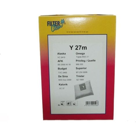Sachet De Sacs + Micro Filtre FL0782K Pour PIECES ASPIRATEUR NETTOYEUR PETIT ELECTROMENAGER