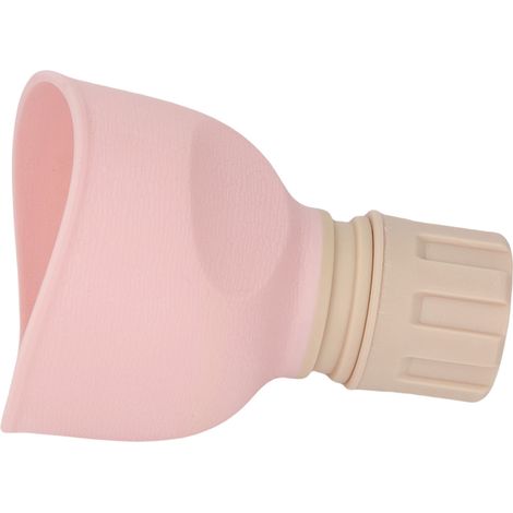 Urinoir portable anti-fuites réutilisable, entonnoir à urine d'urgence, gobelet pour enfants et adultes, idéal pour les voyages en voiture (rose). (1/5)