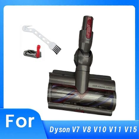 Tête de brosse à entraînement direct à dégagement rapide pour accessoires d'aspirateur V7/V8/V10/V11/V15 avec verrouillage de l'interrupteur pour planchers de bois franc
