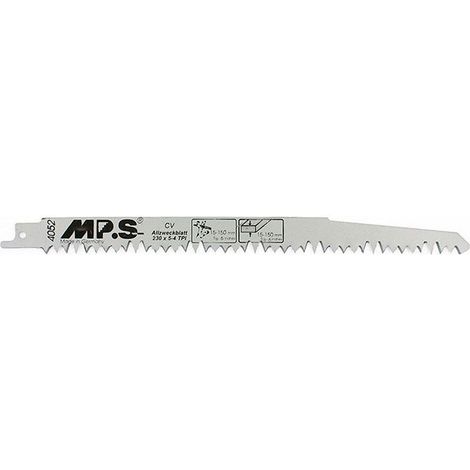 Lame scie Sabre Acier Inoxidable Dents fraisées avoyées 300X19X1.25Mm - 8.5mm