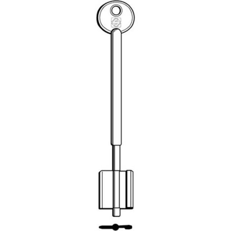 5 x SILCA 5R6 CHIAVE DOPPIA MAPPA OTTONE