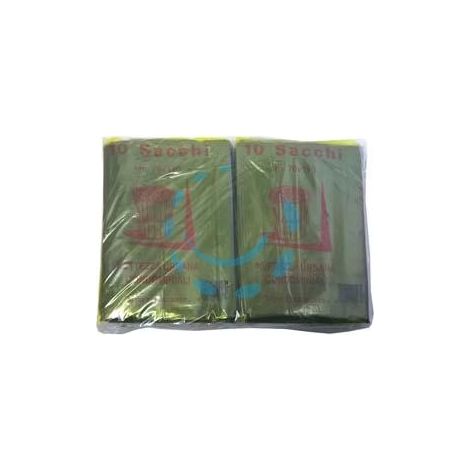 SACCO CONDOMINIALE RINFORZATO NERO PZ.10 - cm.70x110 gr.75