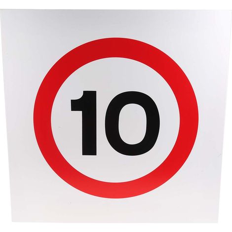Panneau de signalisation routière, Contrôle de la vitesse, Plastique Panneau ( Prix pour 1 )