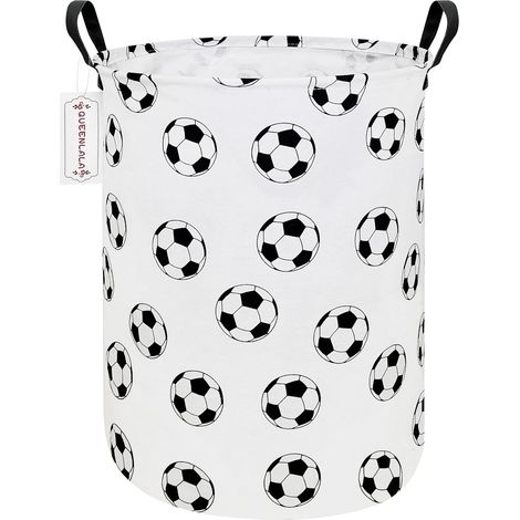1 Panier de rangement, pliable, toile, poignées, salon chambre salle de bain