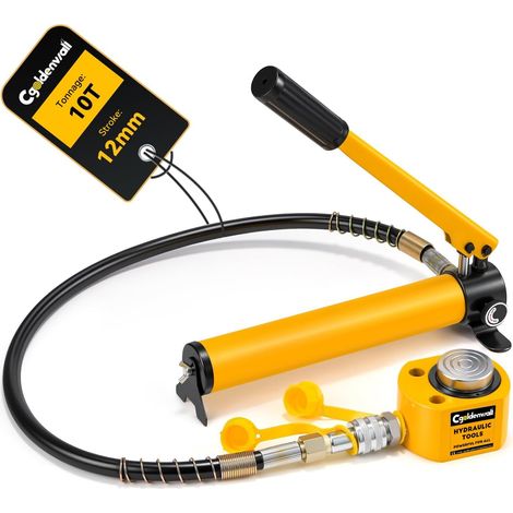FPY-10T Vérin Hydraulique avec Pompe CP-180 (1/5)