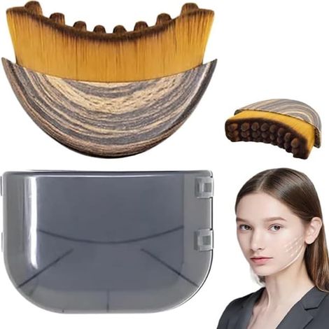 Gesichtsmassagebürste zur Förderung der Durchblutung – reduziert Schwellungen und sorgt für einen strahlenden Teint mit ergonomischem Griff (1/5)