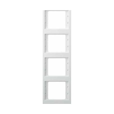 Hager Berker K.1 cadre blanc minimaliste 4 éléments