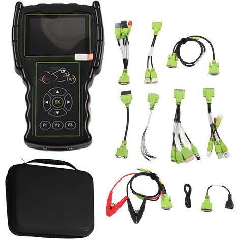Eosnow – Scanner de moto M100 Pro – Outil de diagnostic OBD – Inclus 16 câbles de connexion – Compatible avec plusieurs marques