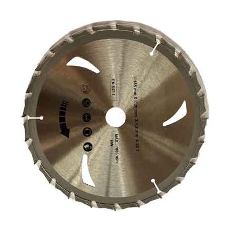 Disco di Ricambio per Sega Circolare a Batteria Cardinale Ø 185 mm 24 Denti