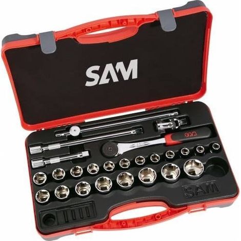 Coffret 1-2 de 25 outils 75-SH25 - SAM OUTILLAGE