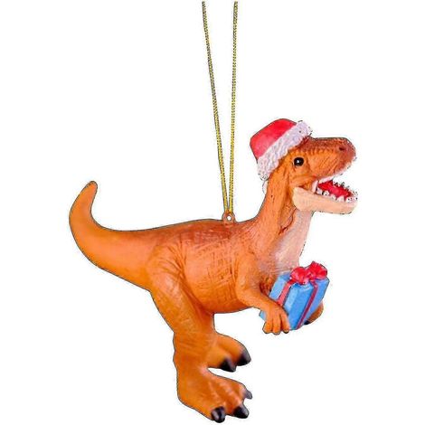 Décorations de Noël en bois, dinosaure de Noël, décoration pour sapin de Noël en bois Thsin (1/4)