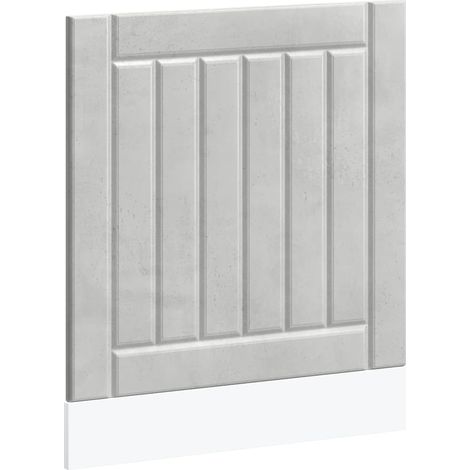 Maison Exclusive - Pannello Lavastoviglie Lucca Grigio Cemento Legno Multistrato