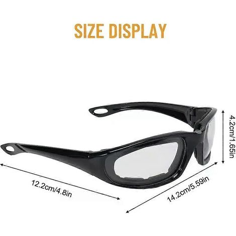 Zwiebelbrille mit tränenabweisenden und beschlagfreien Gläsern – ideal zum Schneiden und Hacken. (1/4)