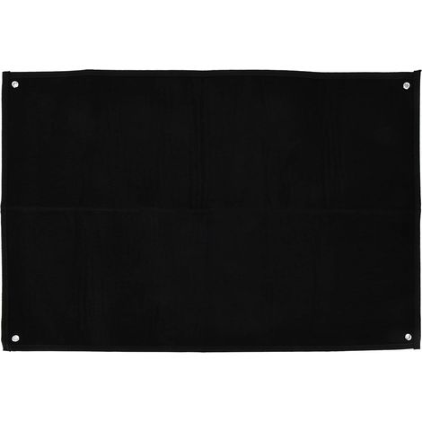 Panneau d'affichage de Collection, Support Mural de Panneau d'affichage de Collection de Patch Militaire pour emblèmes de Crochet et de Boucle de Moral(Noir) (1/5)