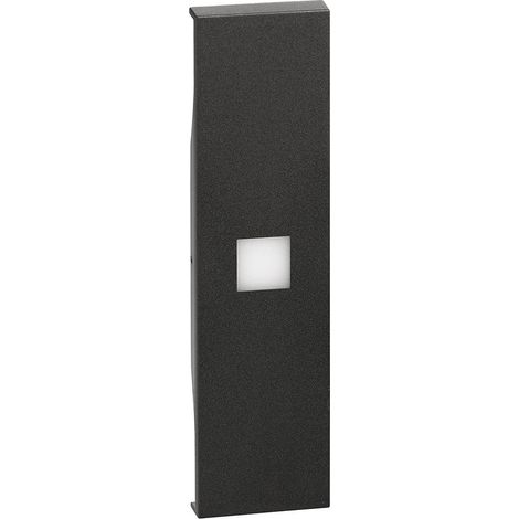 Living Now enjoliveur 1 module commande éclairage noir témoin BTICINO BTKG01X