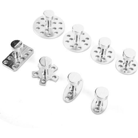 8 pièces Kit de Réparation Carrosserie Tirage Joints Aluminium pour Entretien Auto (1/5)