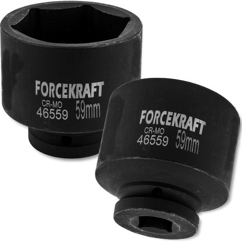 FORCEKRAFT Schlagschrauber-Einsatz 3/4" 59 mm 6-kant