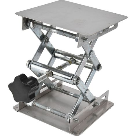 Plateforme de levage réglable en acier inoxydable pour laboratoire et soudage