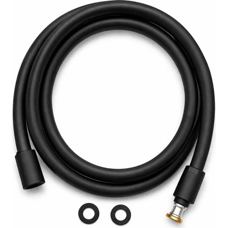 Flessibile in PVC 200 cm in colore nero opaco Pollini Acqua Design FLE200NO Nero opaco